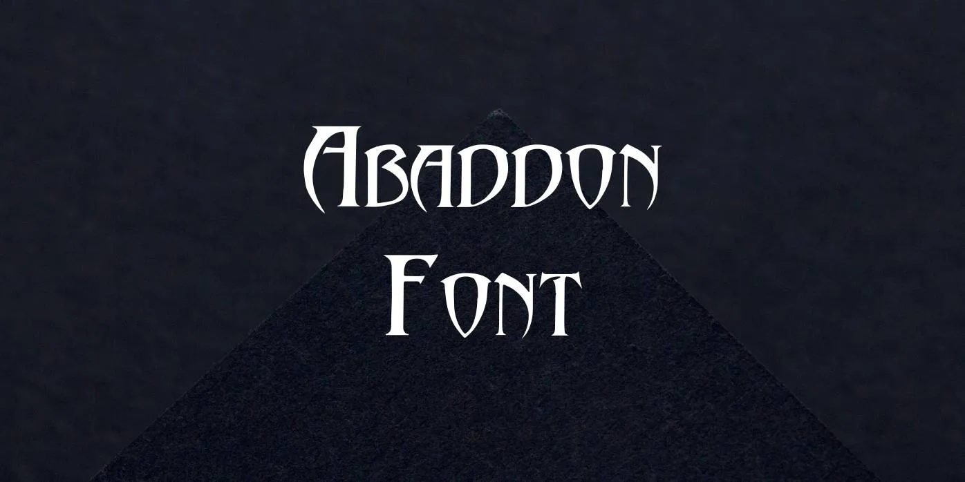 Abaddon Font