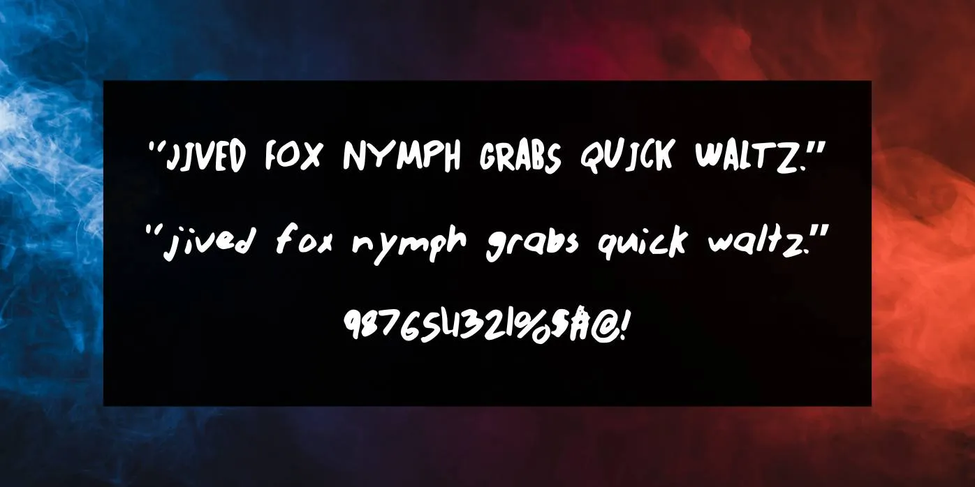 Abnormal Font Preview