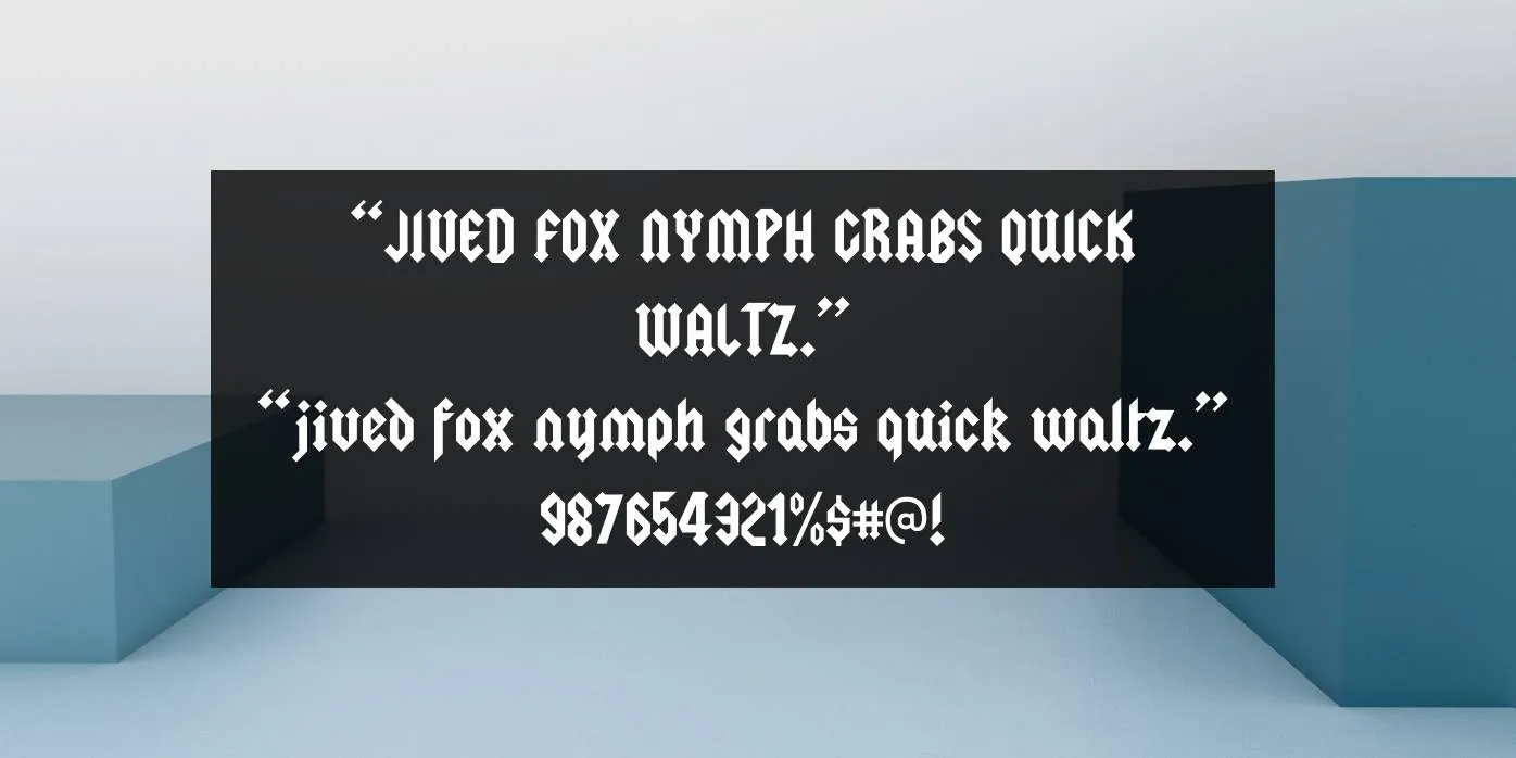 ACDC Font Preview