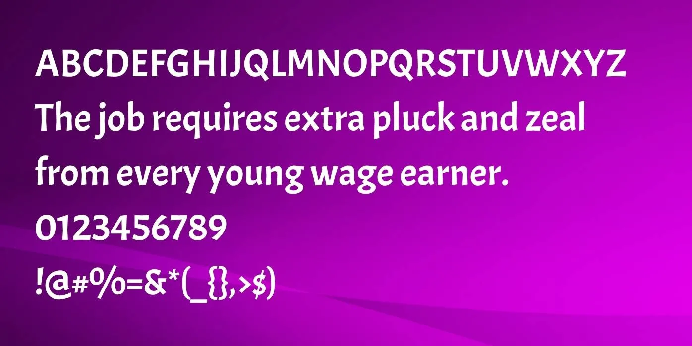 Acme Font Preview