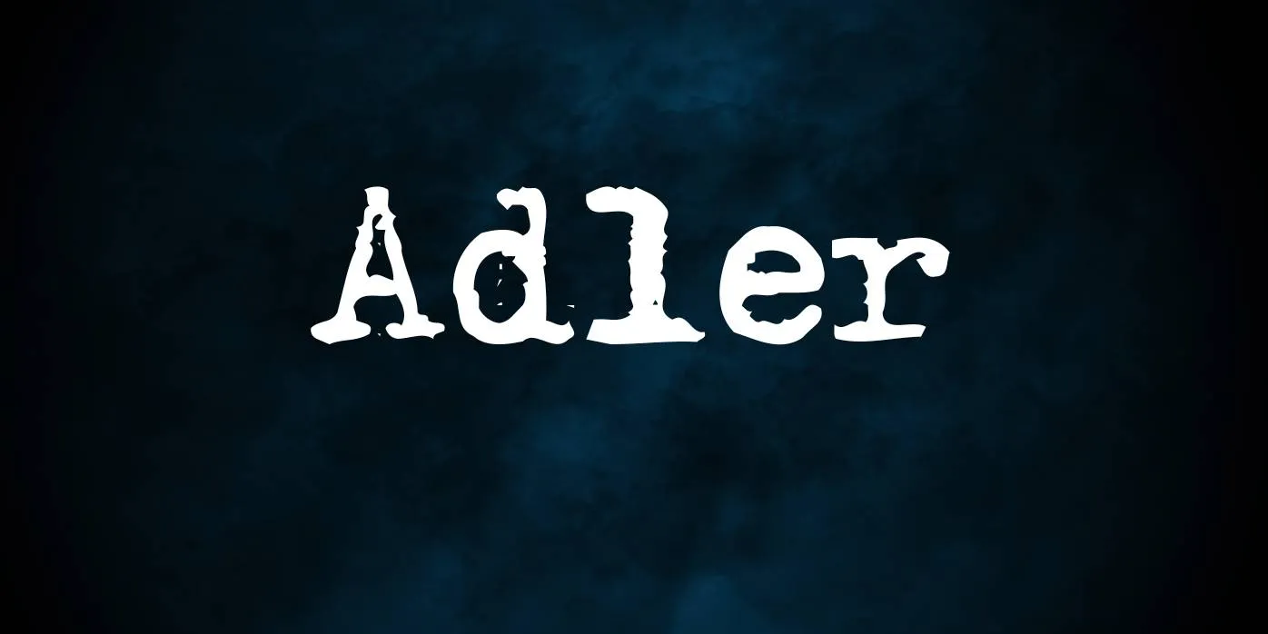 Adler Font