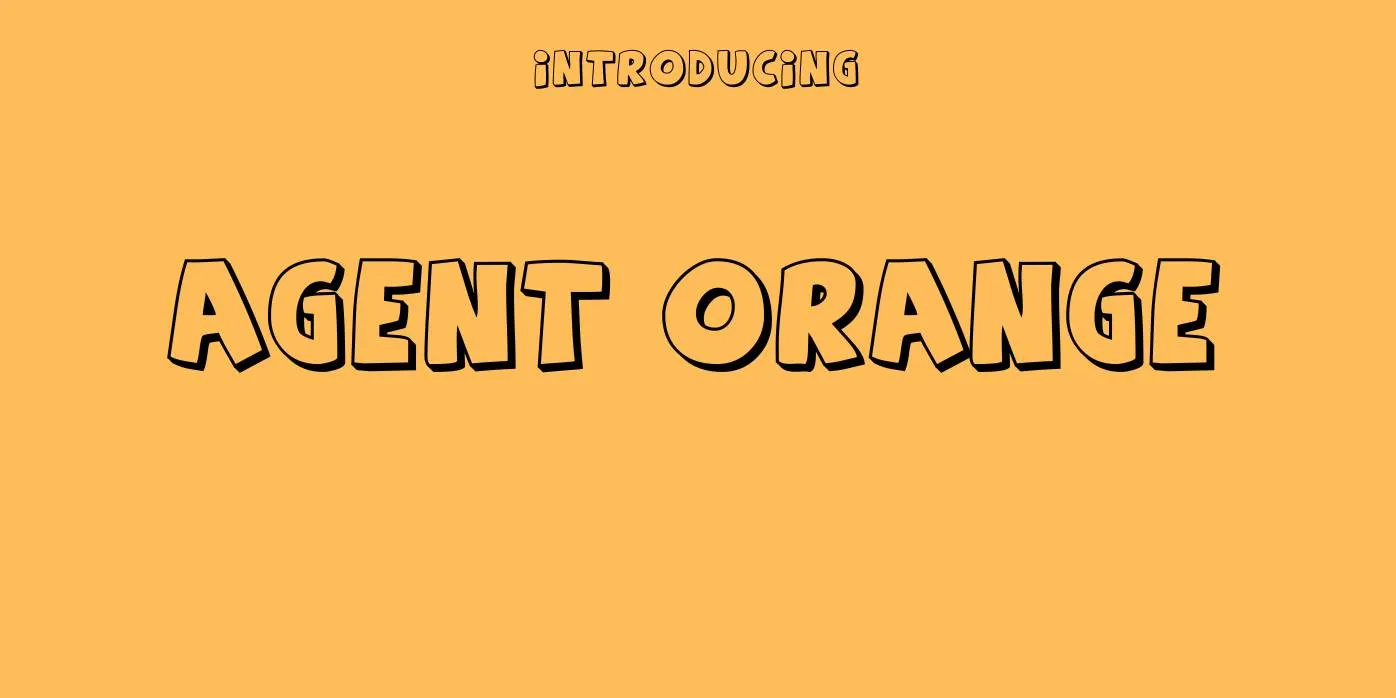 Agent Orange Font
