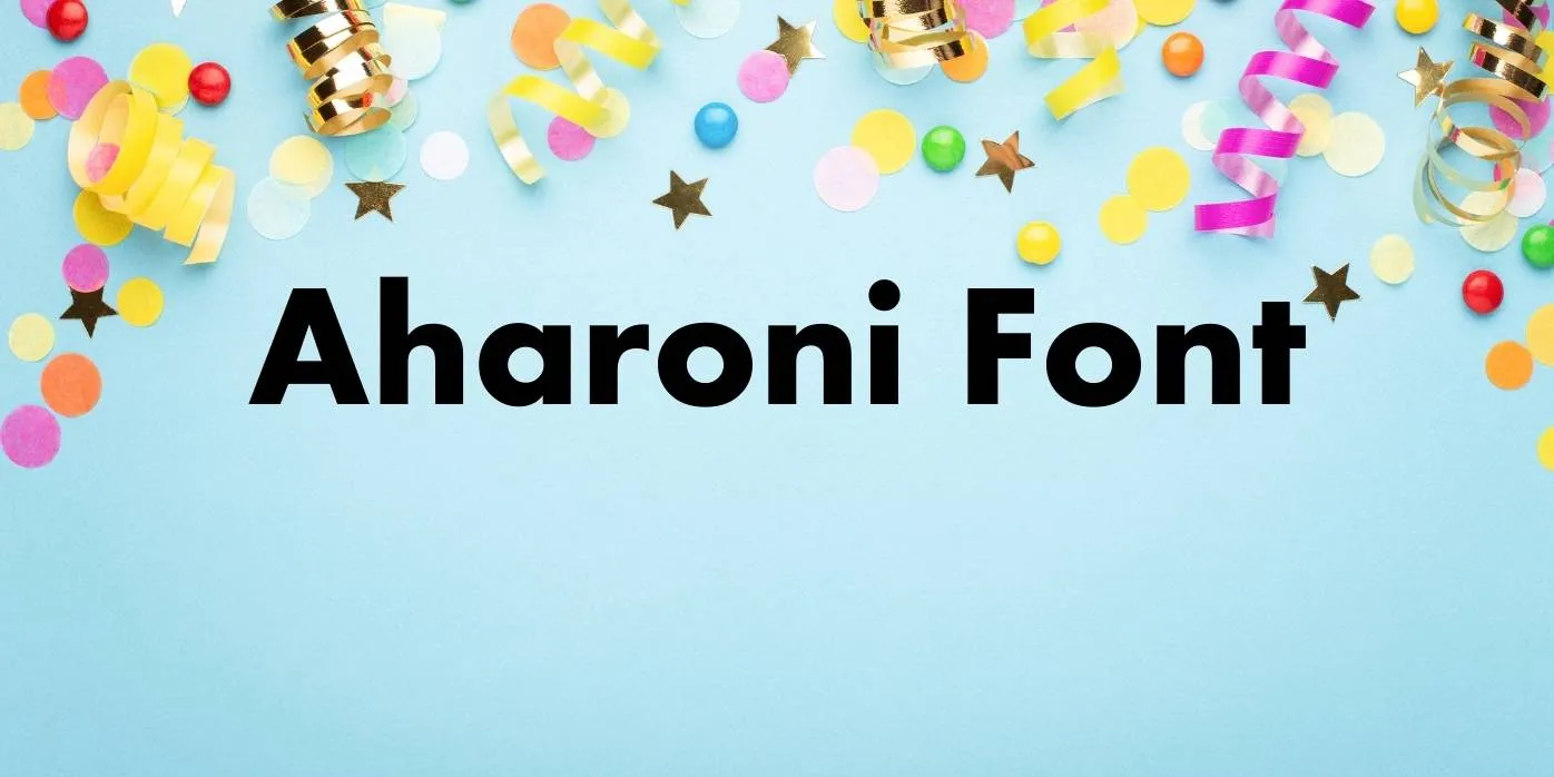 Aharoni Font