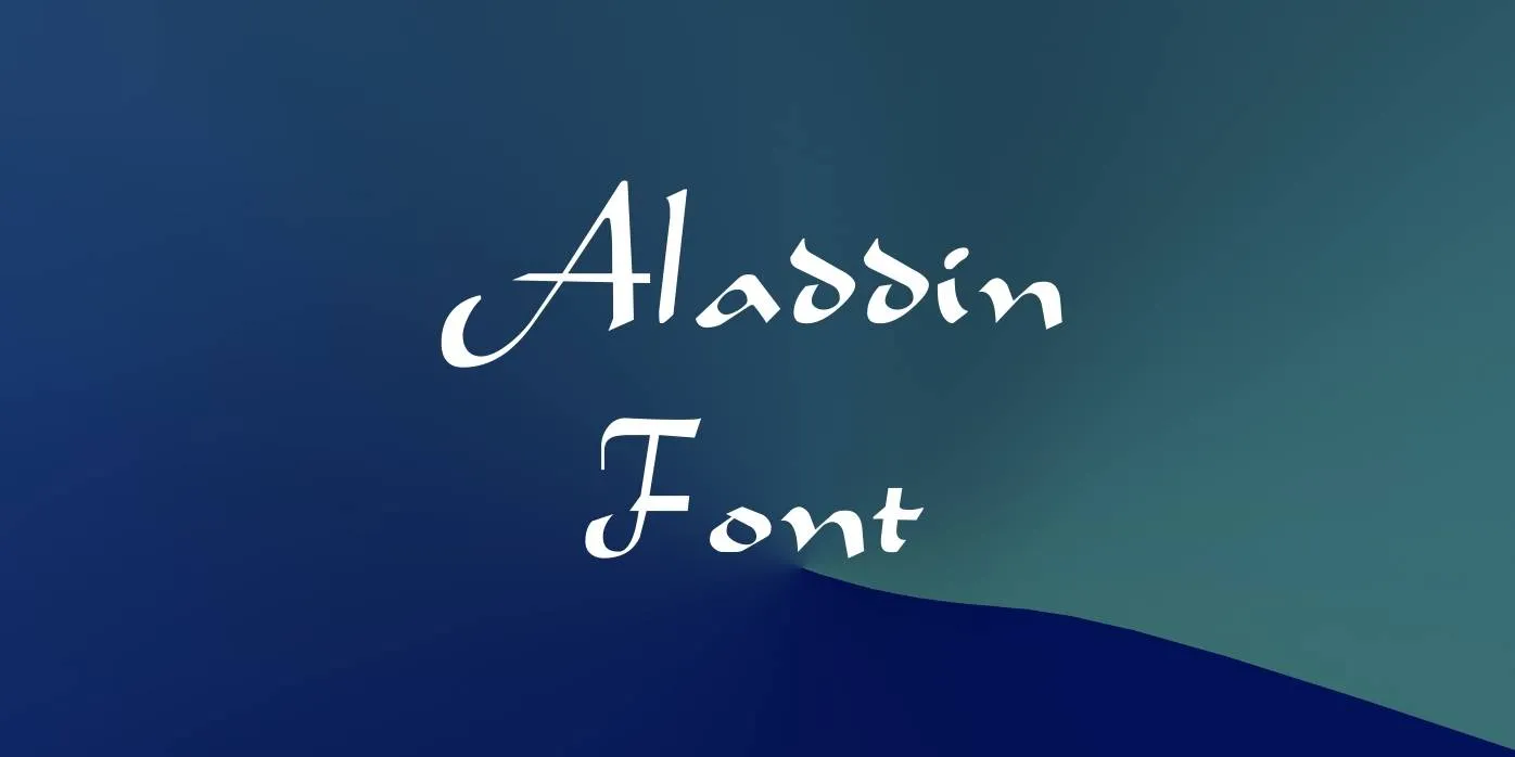 Aladdin Font