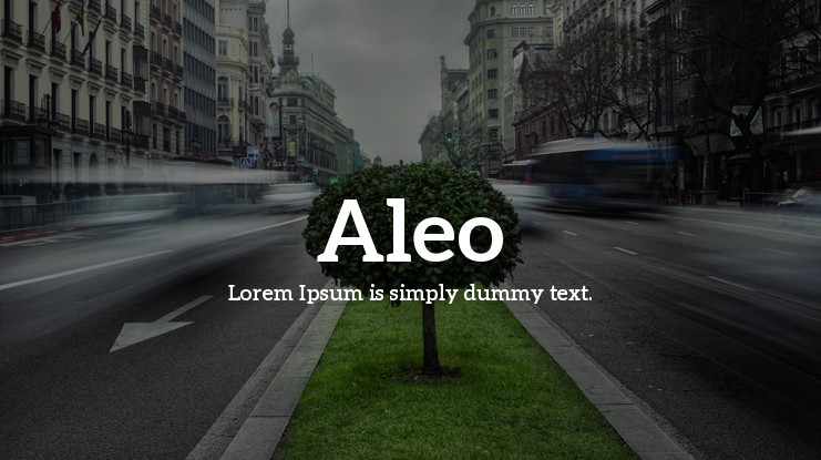 Aleo Font