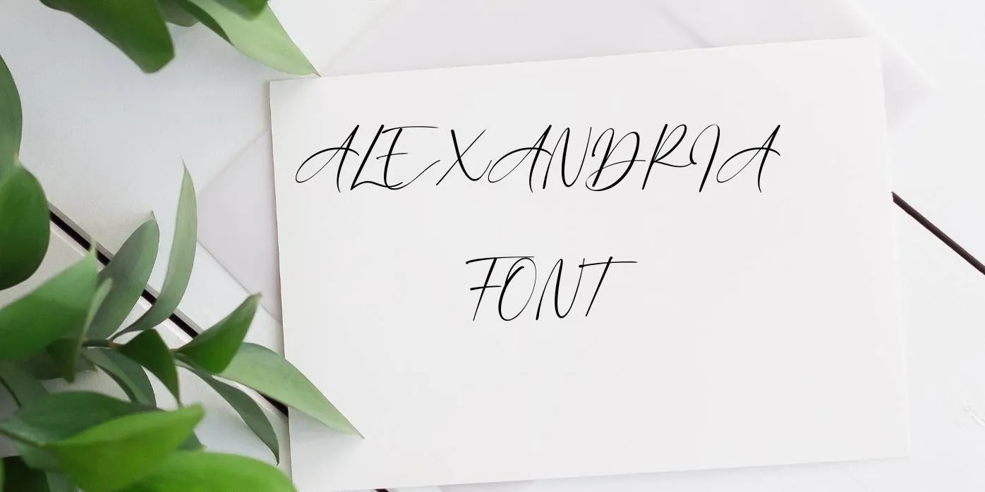 Alexandria Font