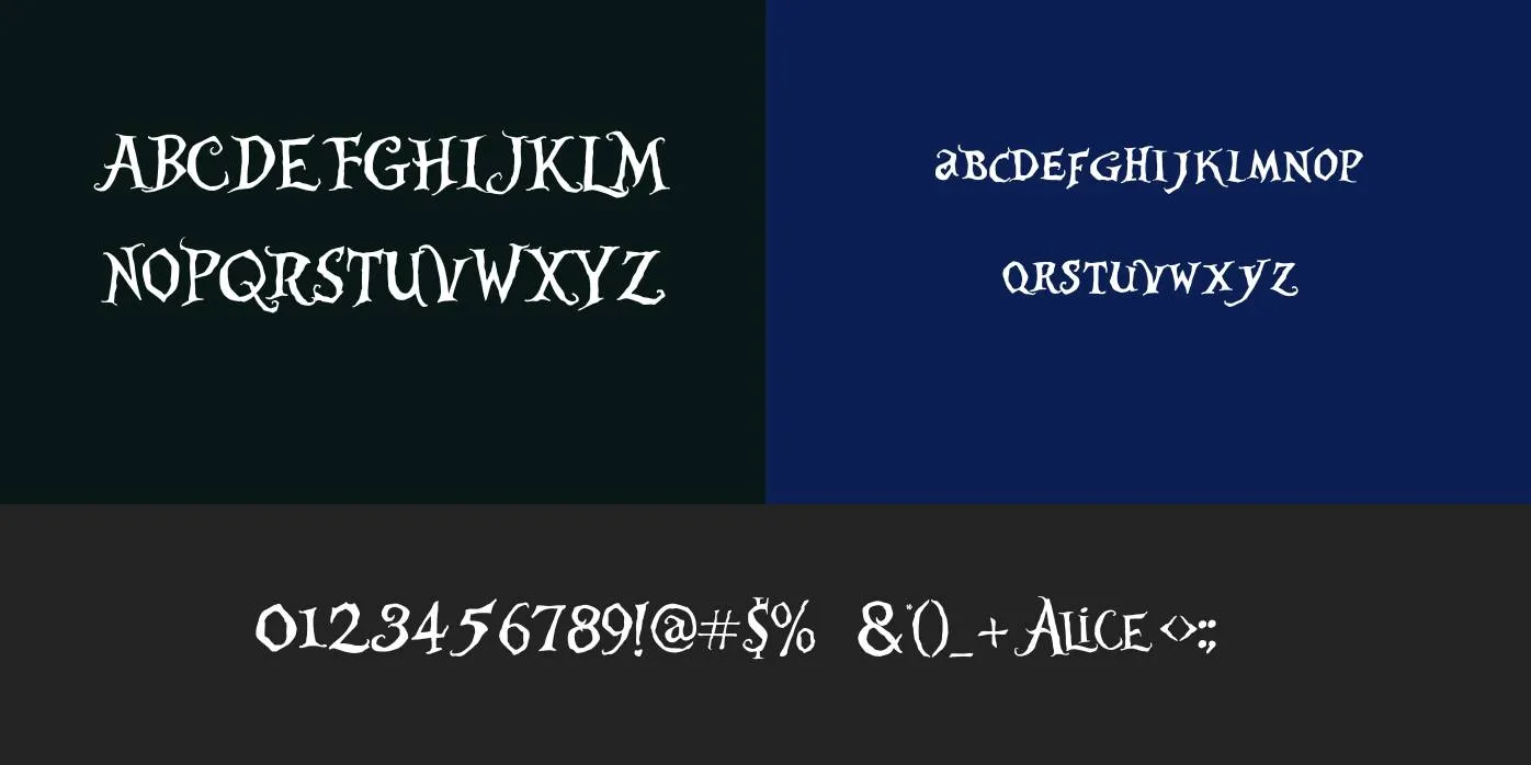 Alice Font Preview