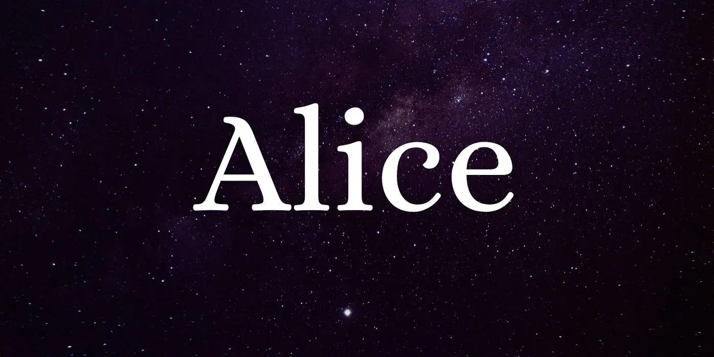 Alice Font