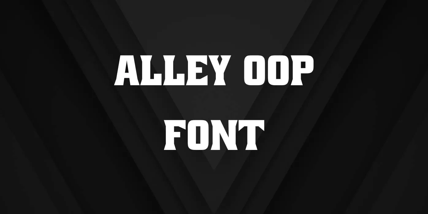 Alley Oop Font
