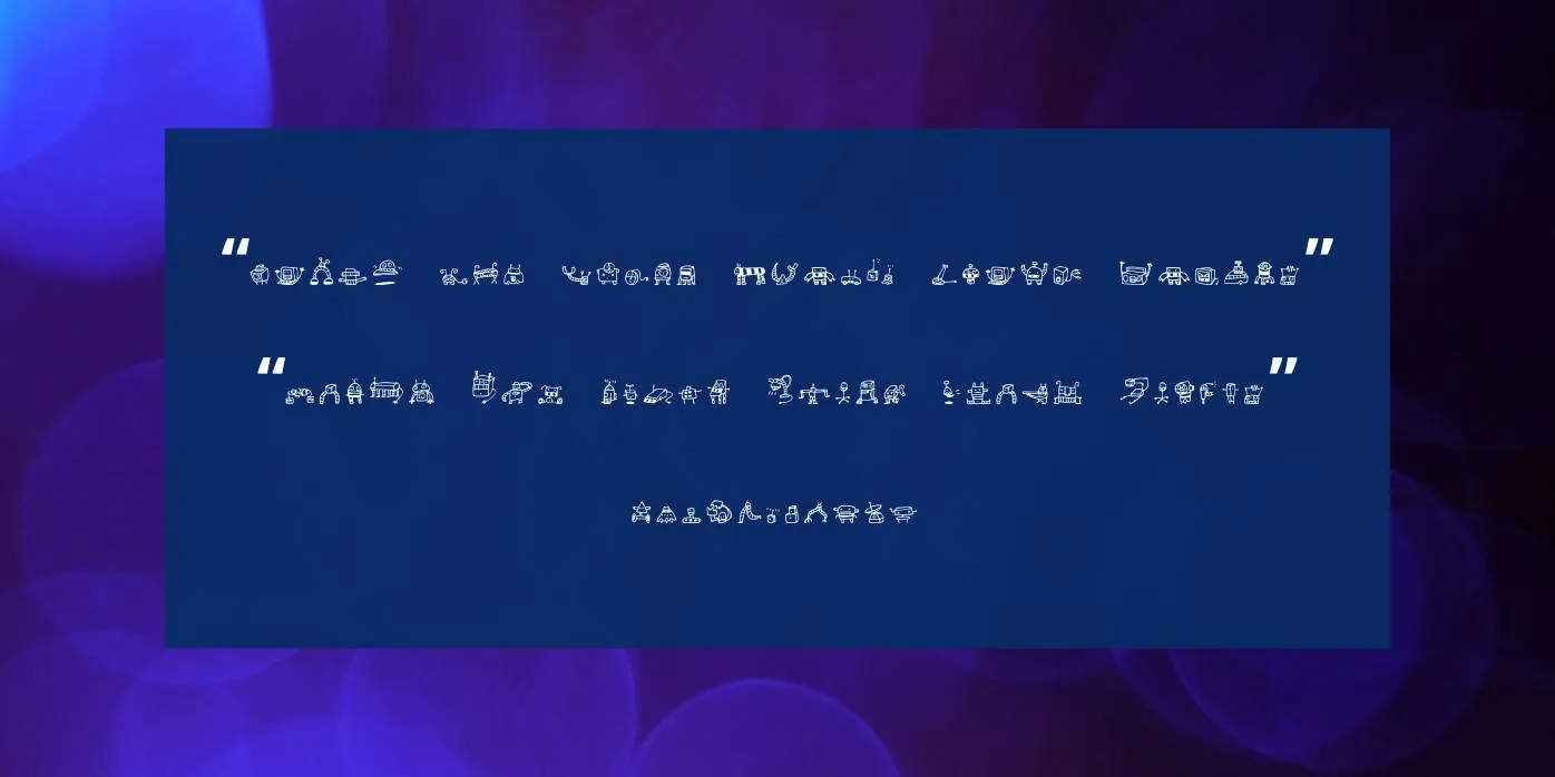 Alphabots Font Preview