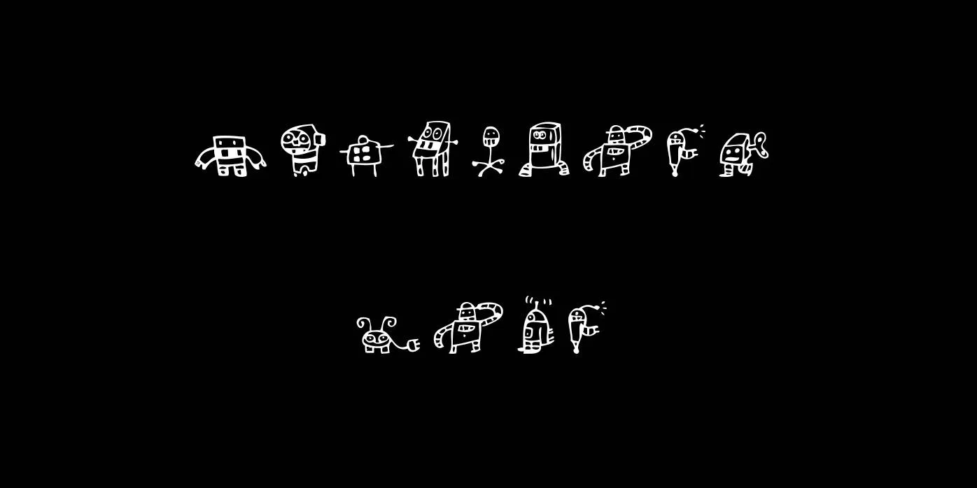 Alphabots Font