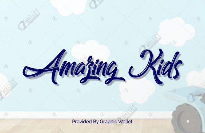 Amazing Kids Font Preview