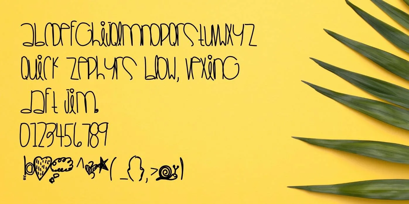 Amazing Summer Font Preview