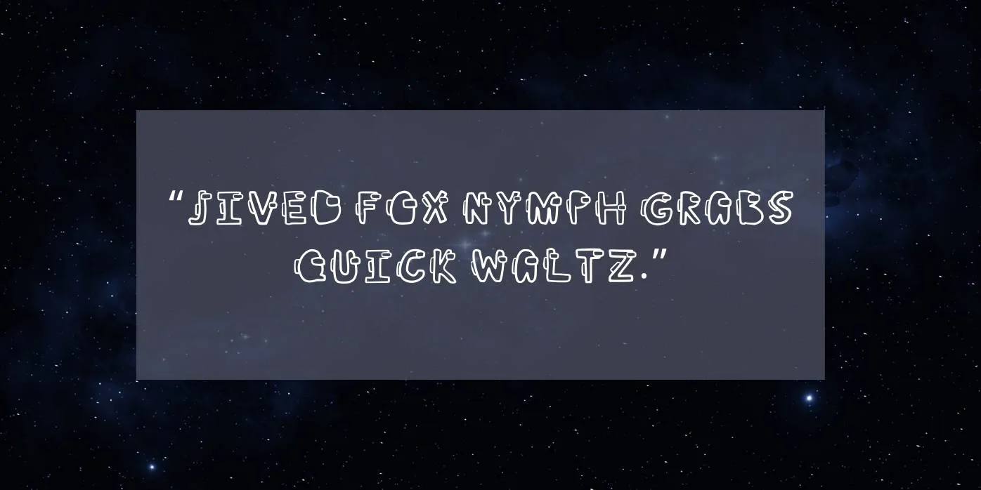 Among Us Font Preview