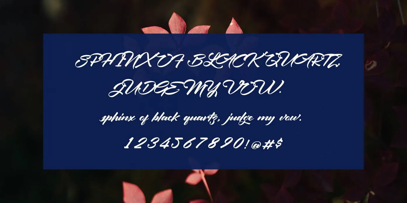 Angellina Font Preview