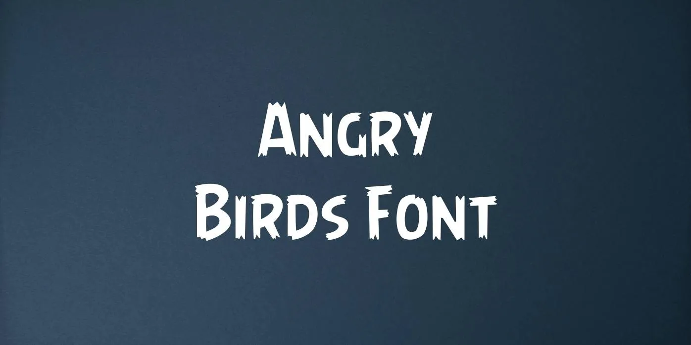 Angry Birds Font