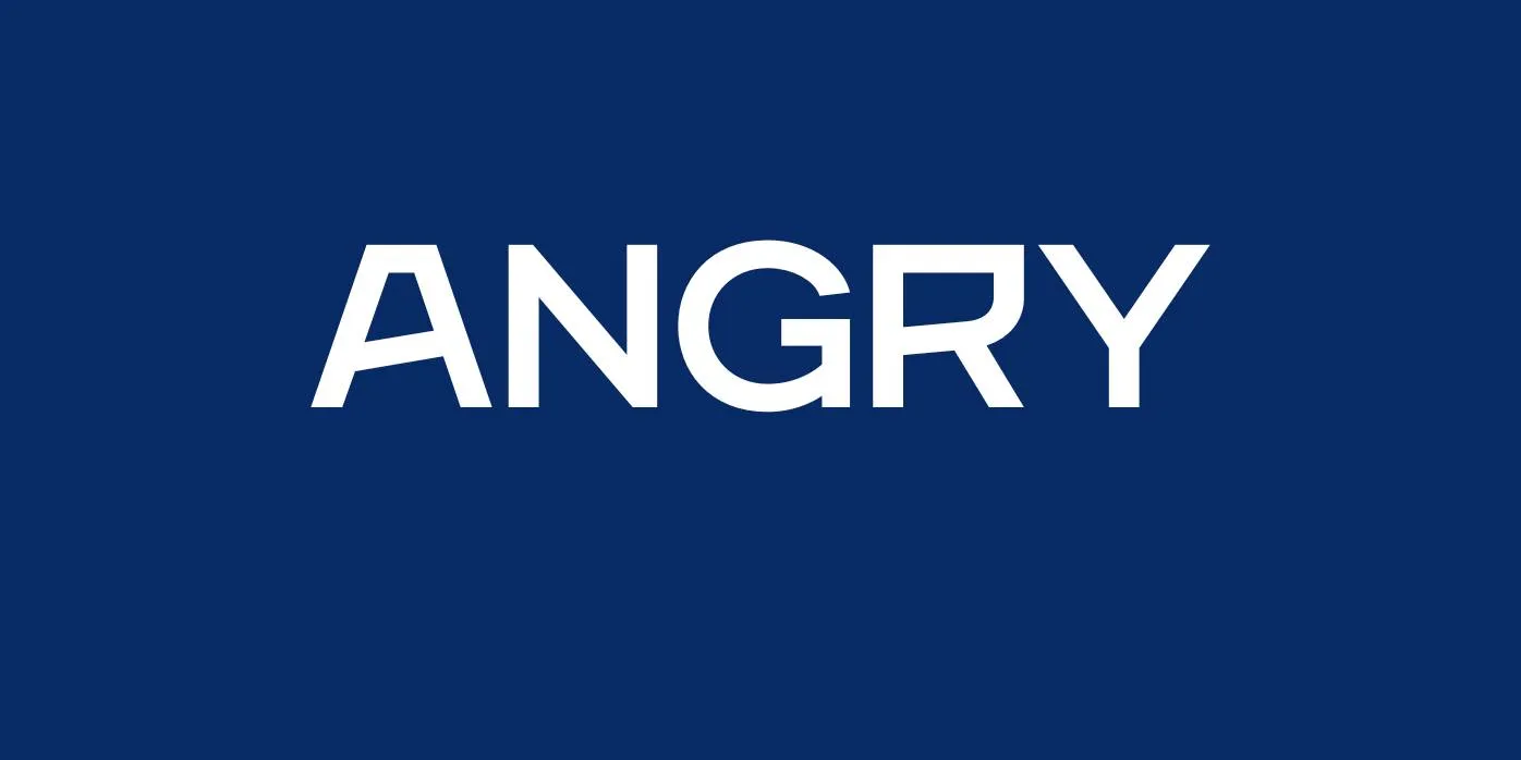 Angry Font