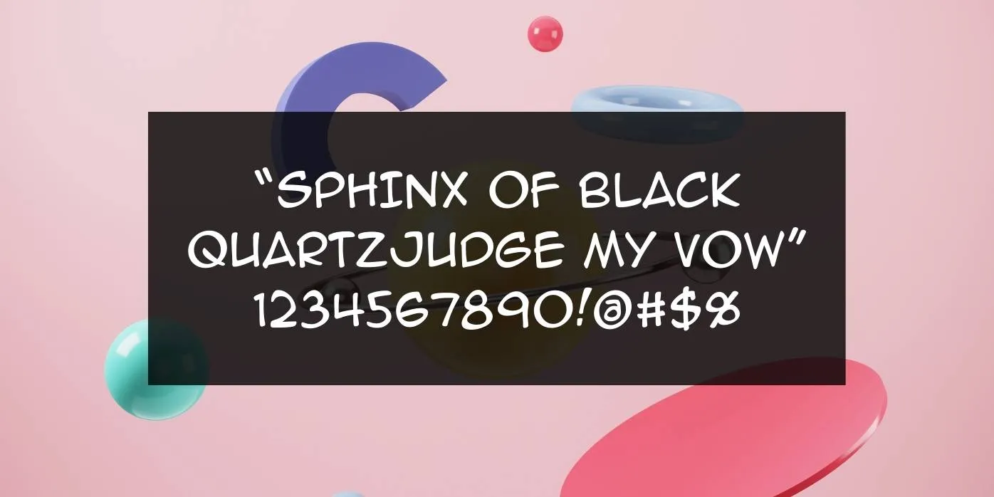 Anime Ace BB Font Preview