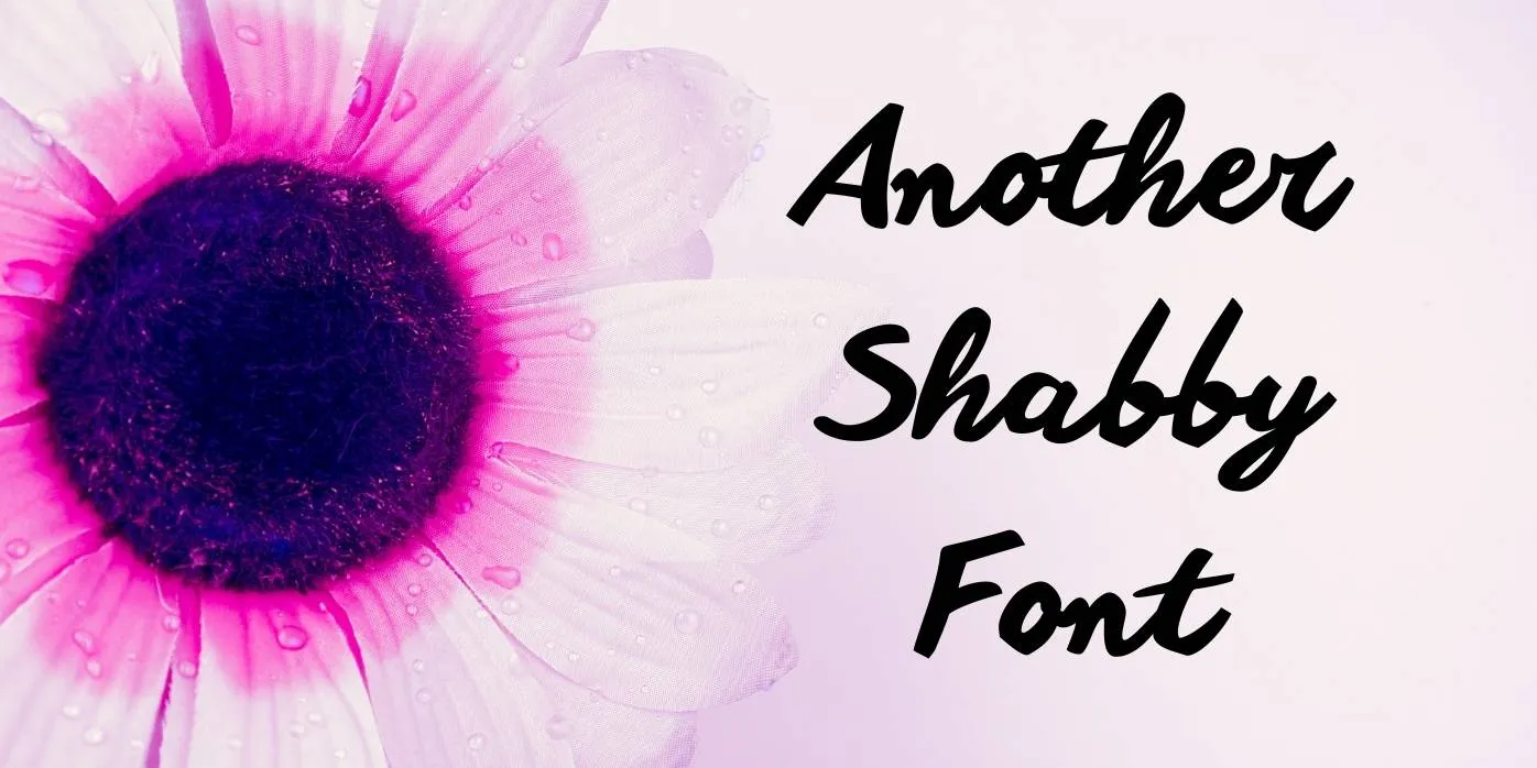 Another Shabby Font