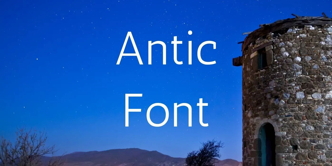 Antic Font
