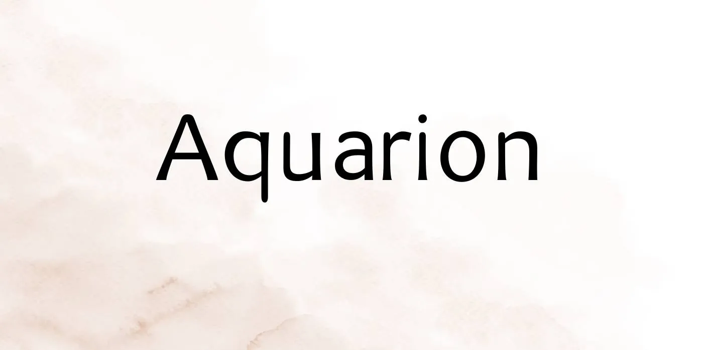 Aquarion Font