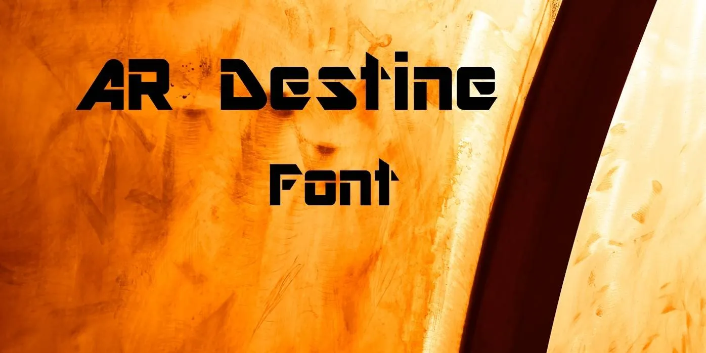 Ar Destine Font