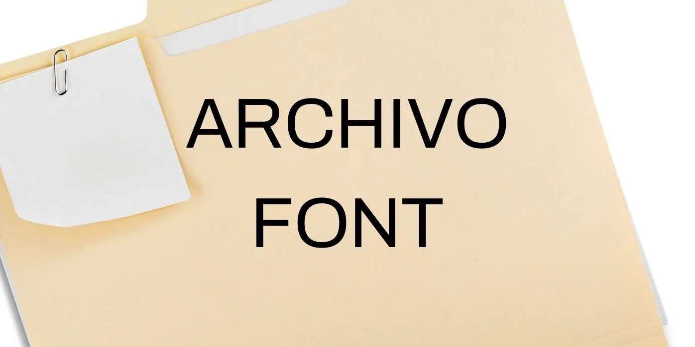 Archivo Font