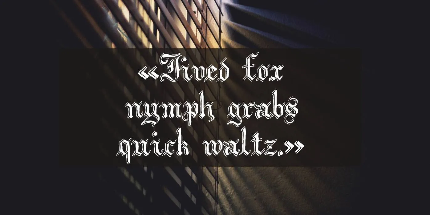 Argor Got Scaqh Font Preview