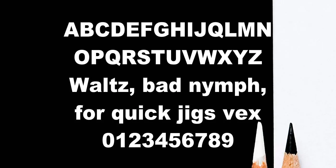 Arial Black Font Preview