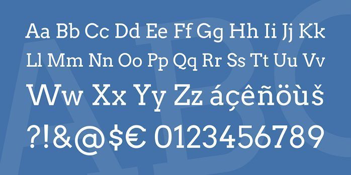 Arvo Serif Font Preview