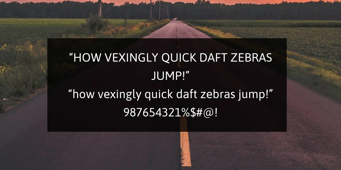 Asap Font Preview