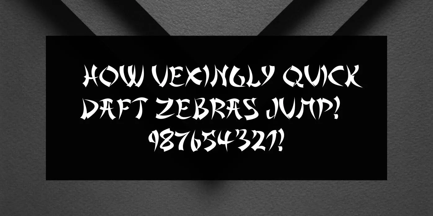 Asian Delight Font Preview