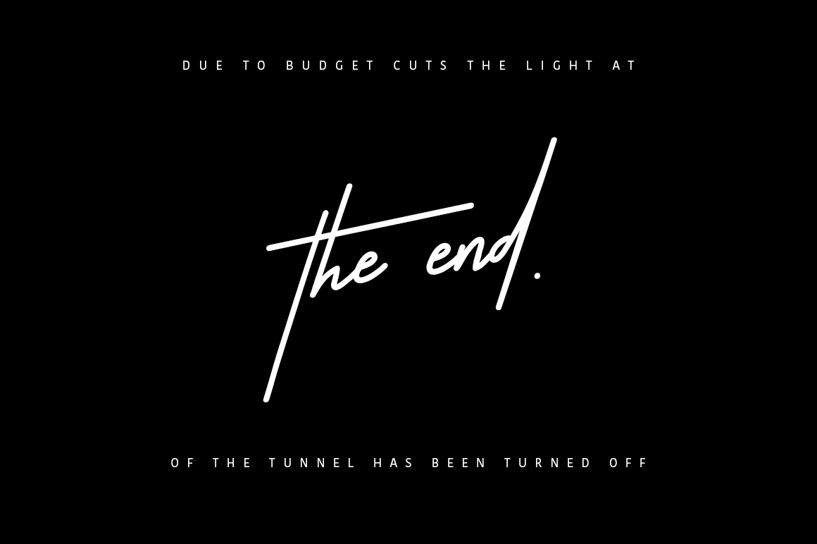 Astronout Signature Typeface Font Preview