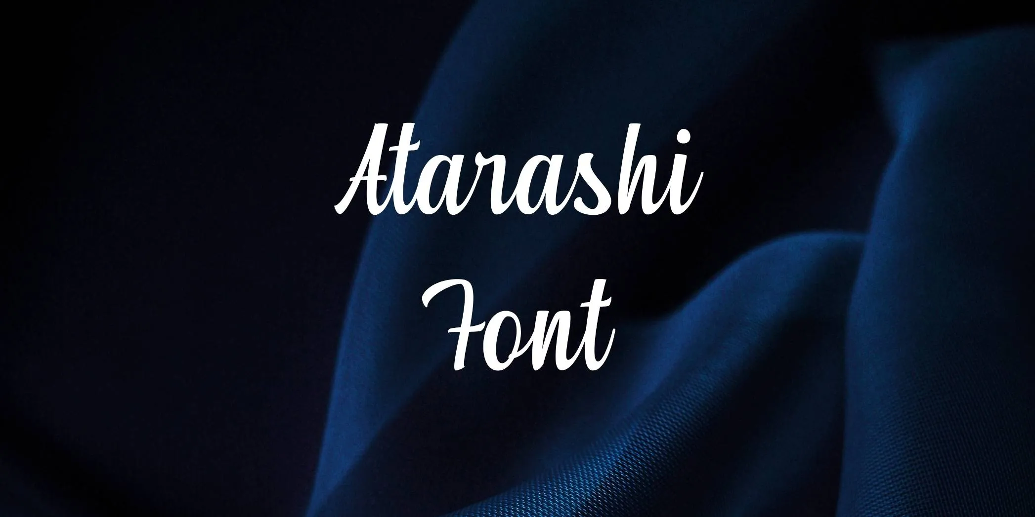 Atarashi Font