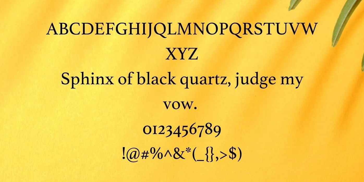 Athelas Font Preview