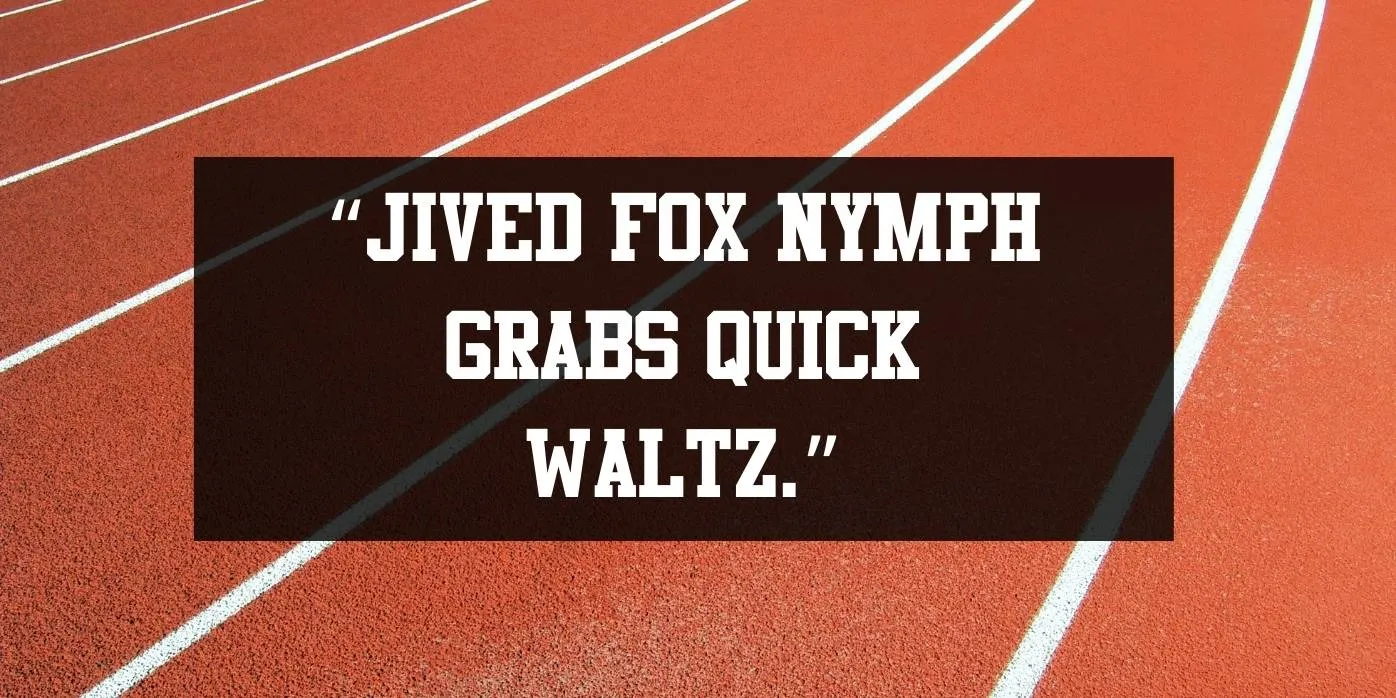 Athletic Font Preview
