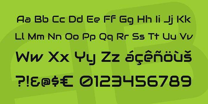 Audiowide Font Preview