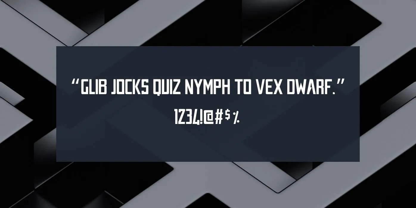 Australia Title Font Preview