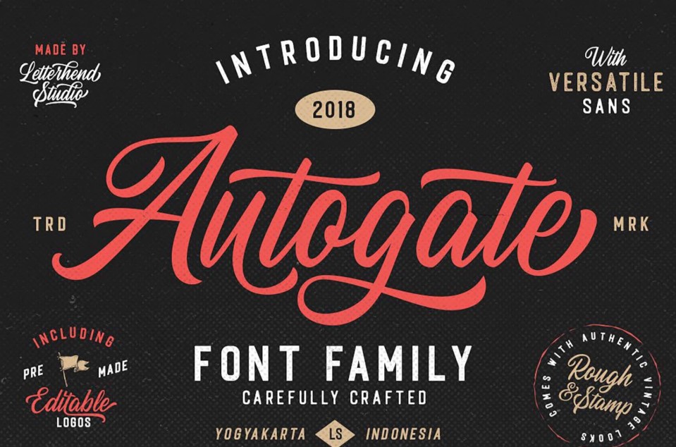 Autogate Script Font