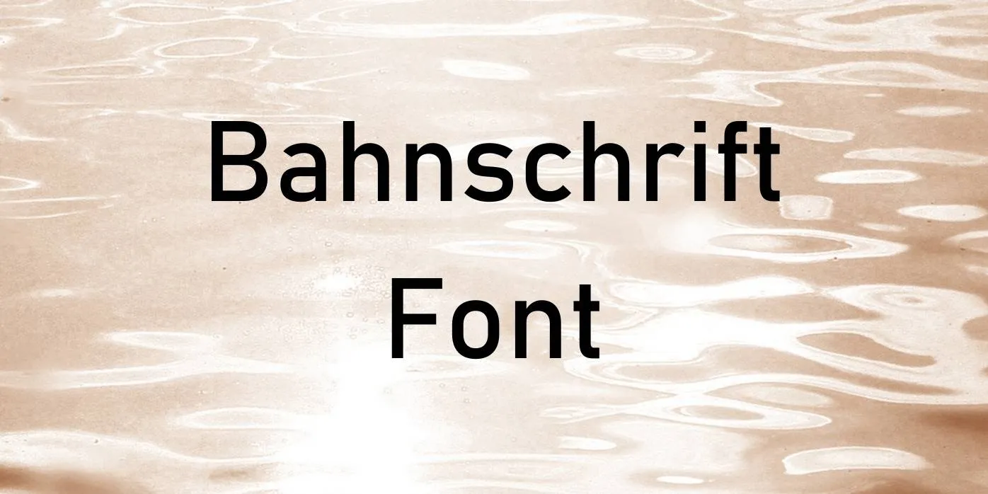 Bahnschrift Font