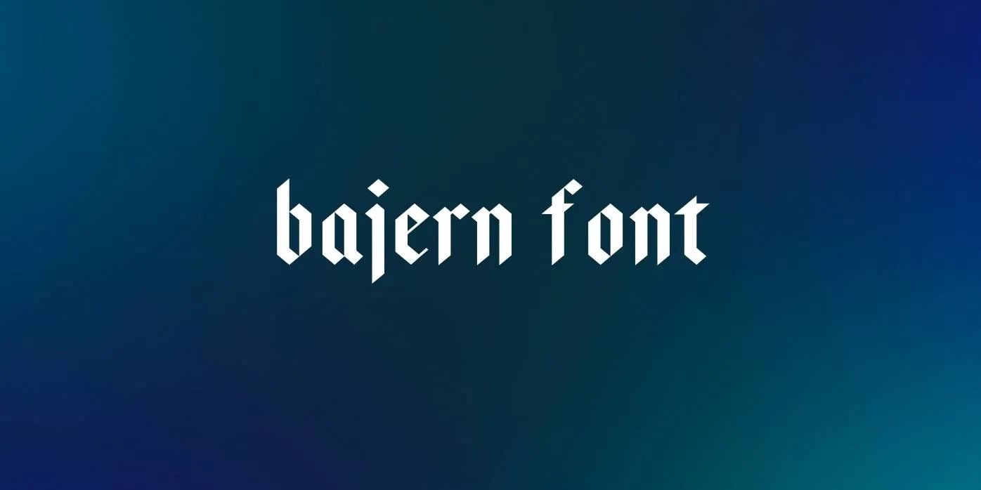 Bajern Font