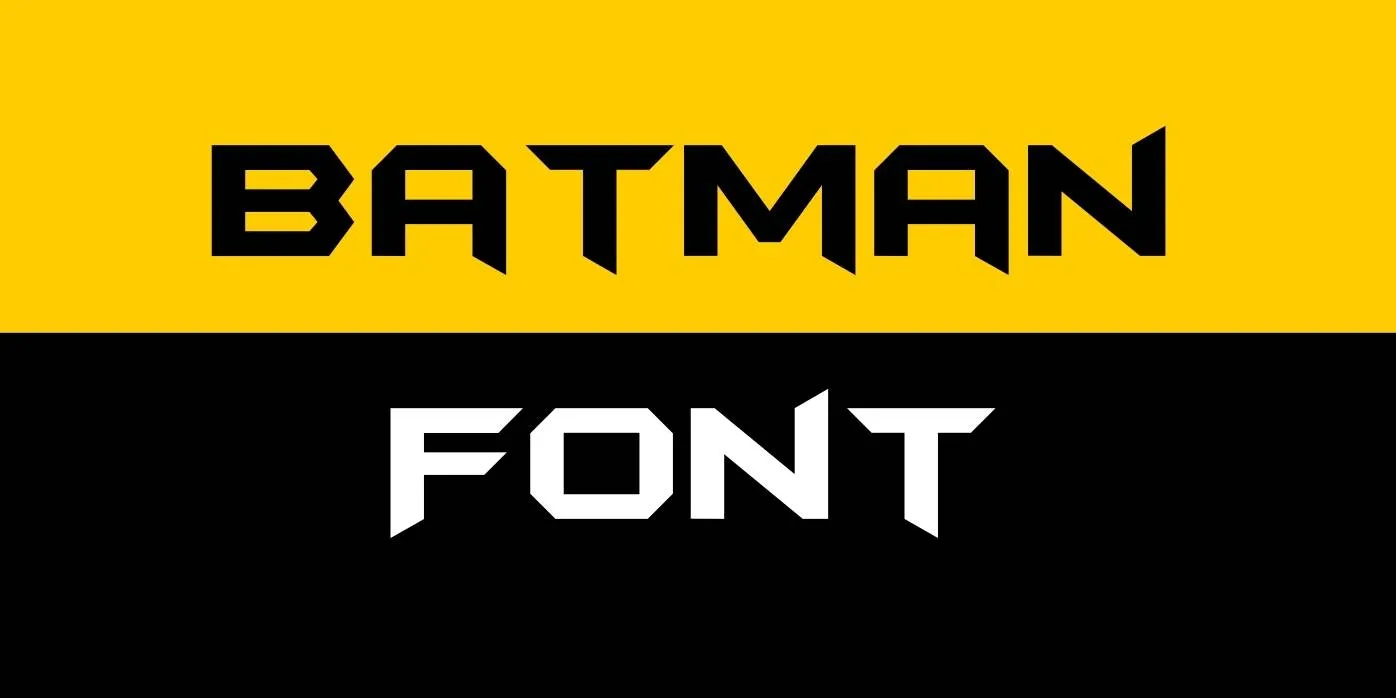 Batman Font