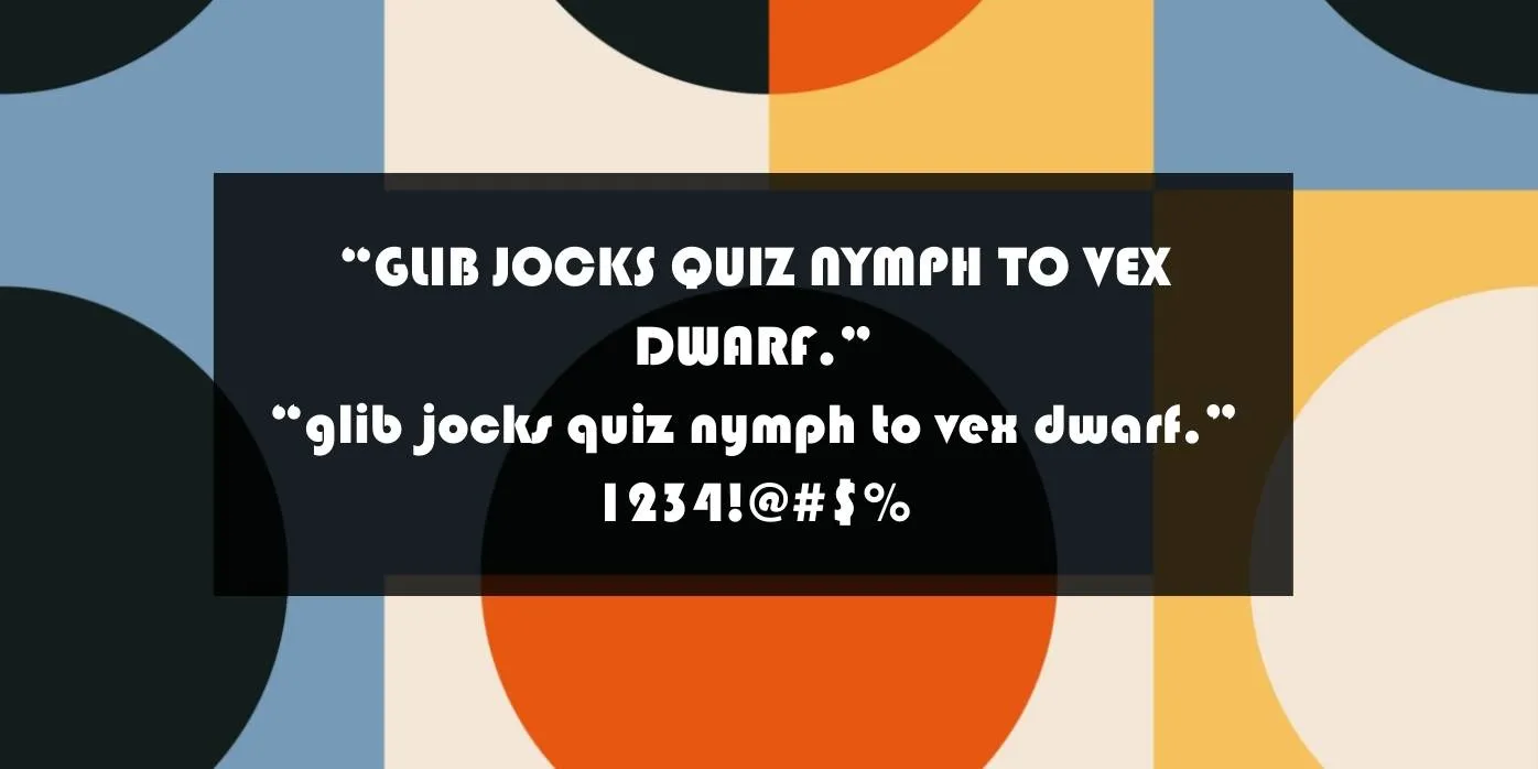Bauhaus 93 Font Preview
