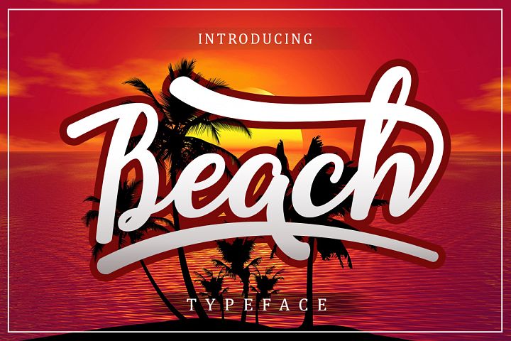 Beach Font Preview