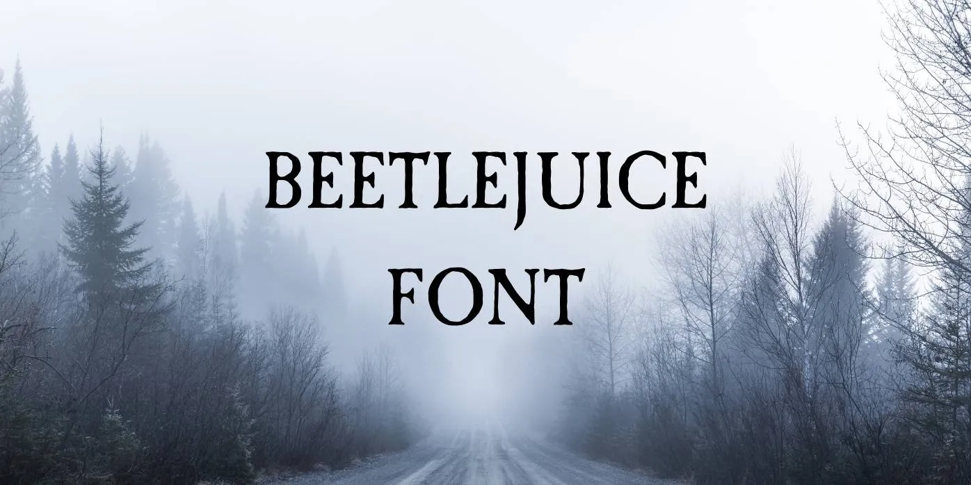 Beetlejuice Font