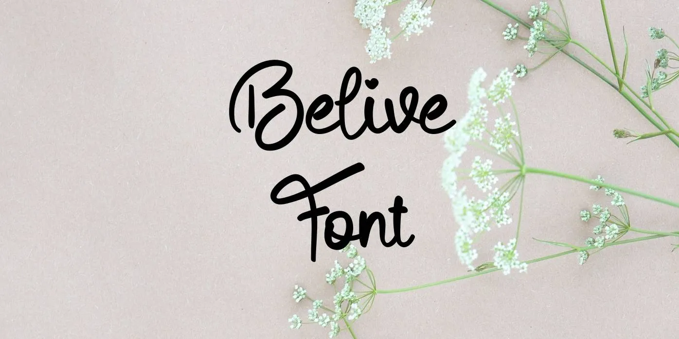 Belive Font