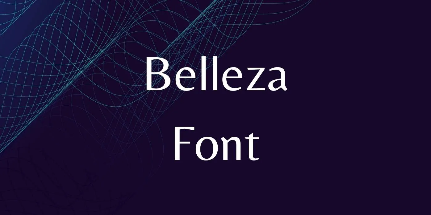 Belleza Font