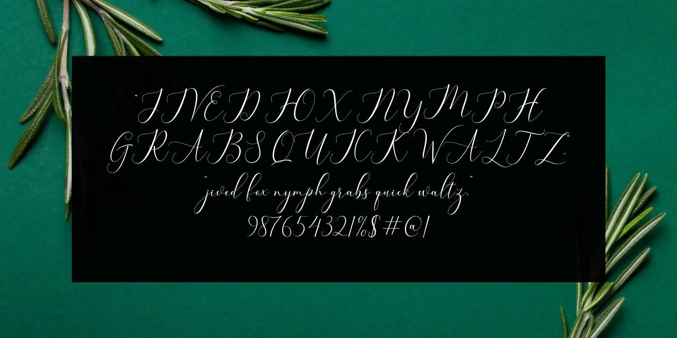 Bellisa Font Preview