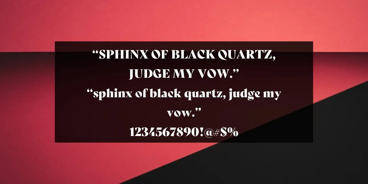 Bely Font Preview