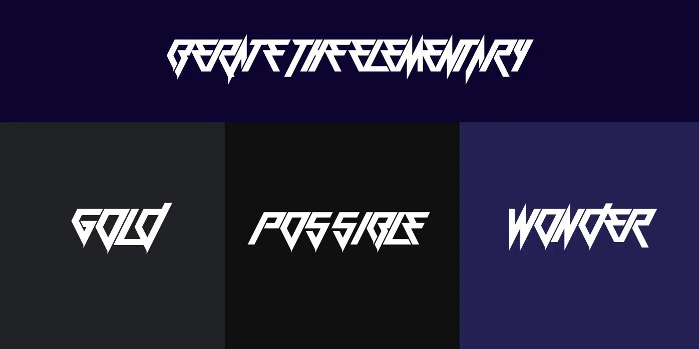Berate The Elementary Font Preview